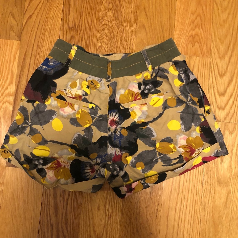 Floral printed shorts
